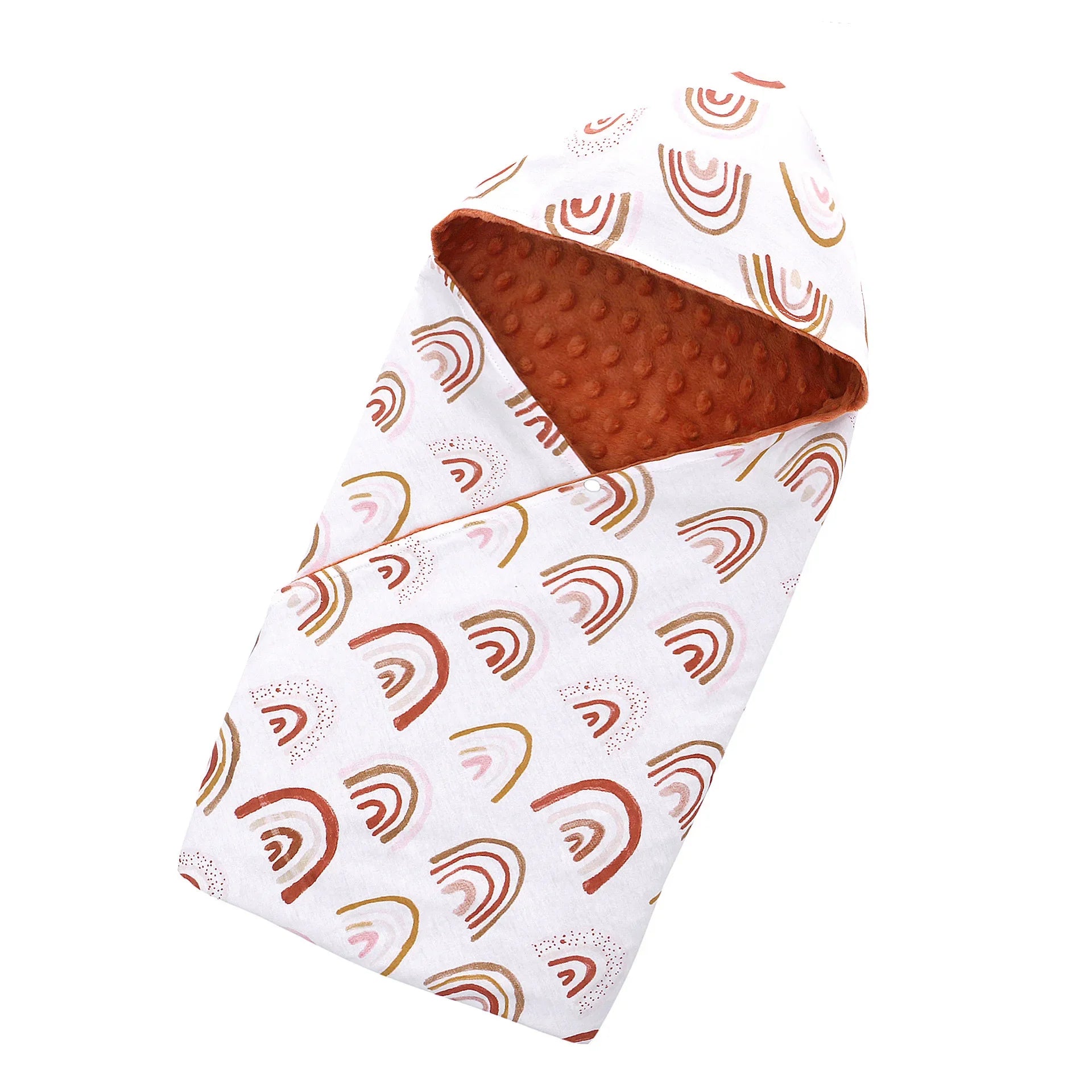 Soft & Warm Double Sided Baby Swaddle for Newborn 0-12 Months Thick Winter Baby Swaddle Blanket for Baby Stroller Car Seat Super